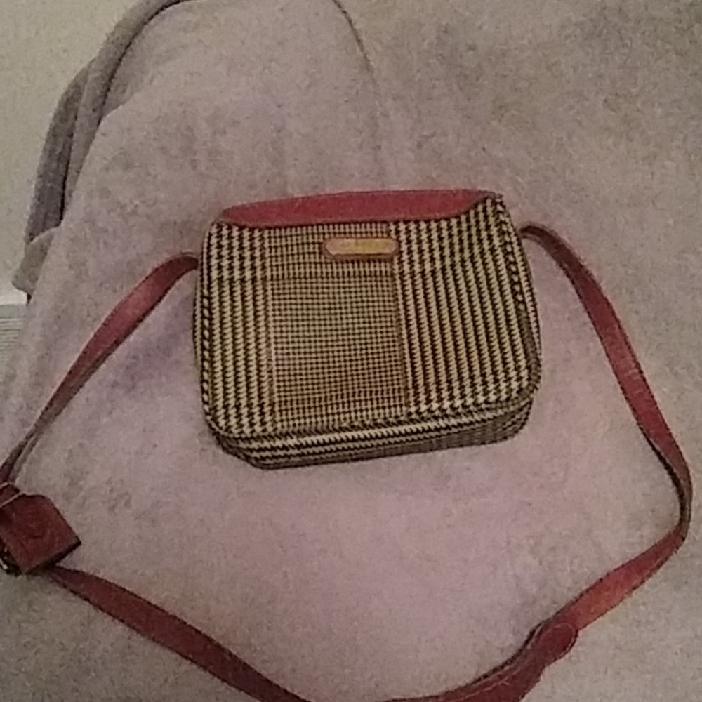 Polo houndstooth purse